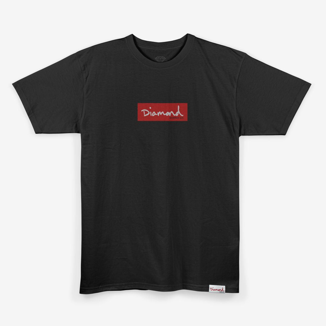 Camiseta Diamond Box Logo Preto