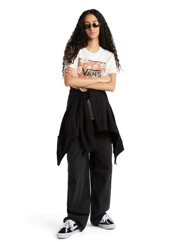 Camiseta Vans Feminina Tropic Fill Marshmallow