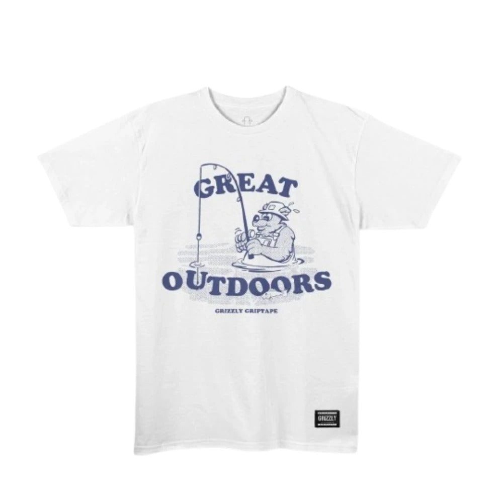 Camiseta Grizzly Catch Of The Day Branca
