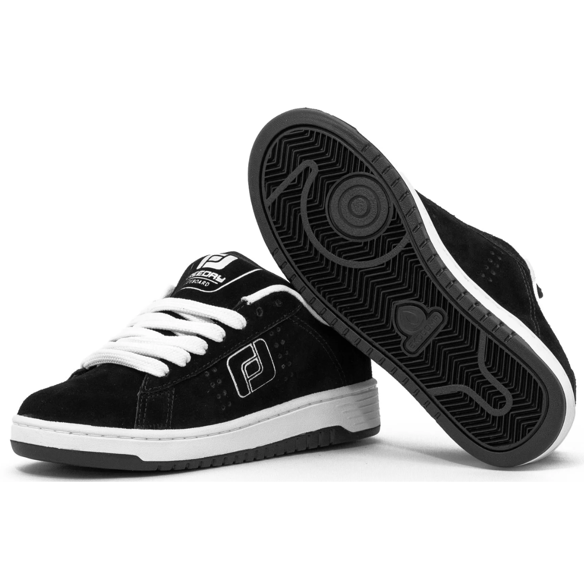 Tenis Freeday Jab Camurça Preto Branco