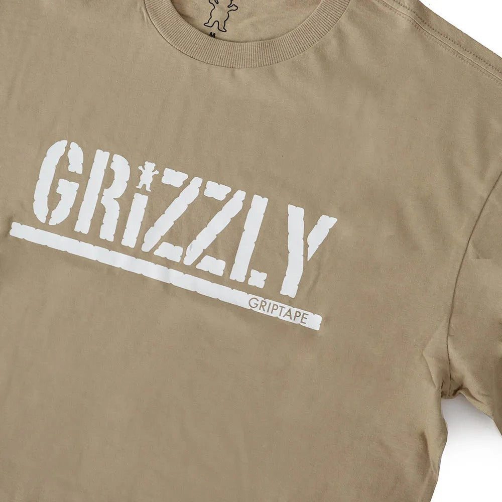 Camiseta Grizzly Og Stamp Areia