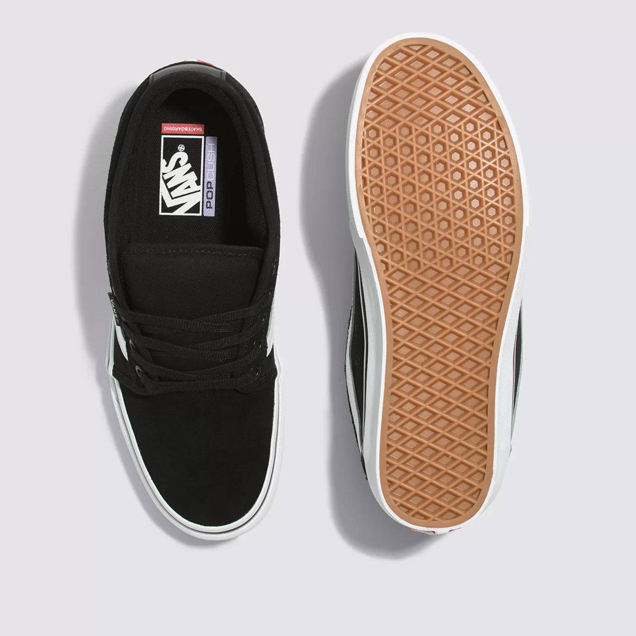 Tenis Vans Chukka Low Sidestripe Preto / Branco