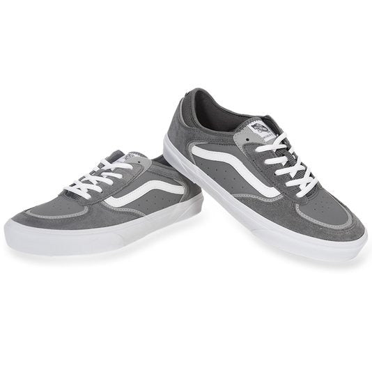 Tenis Vans Skate Rowley Cinza E Branco