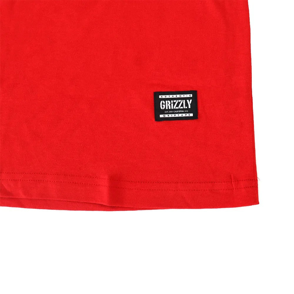 Camiseta Grizzly EveryRose Vermelho