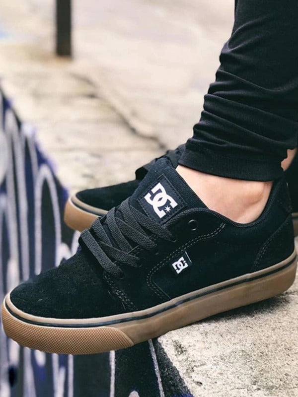 Tênis DC Shoes Anvil La Preto/Gum
