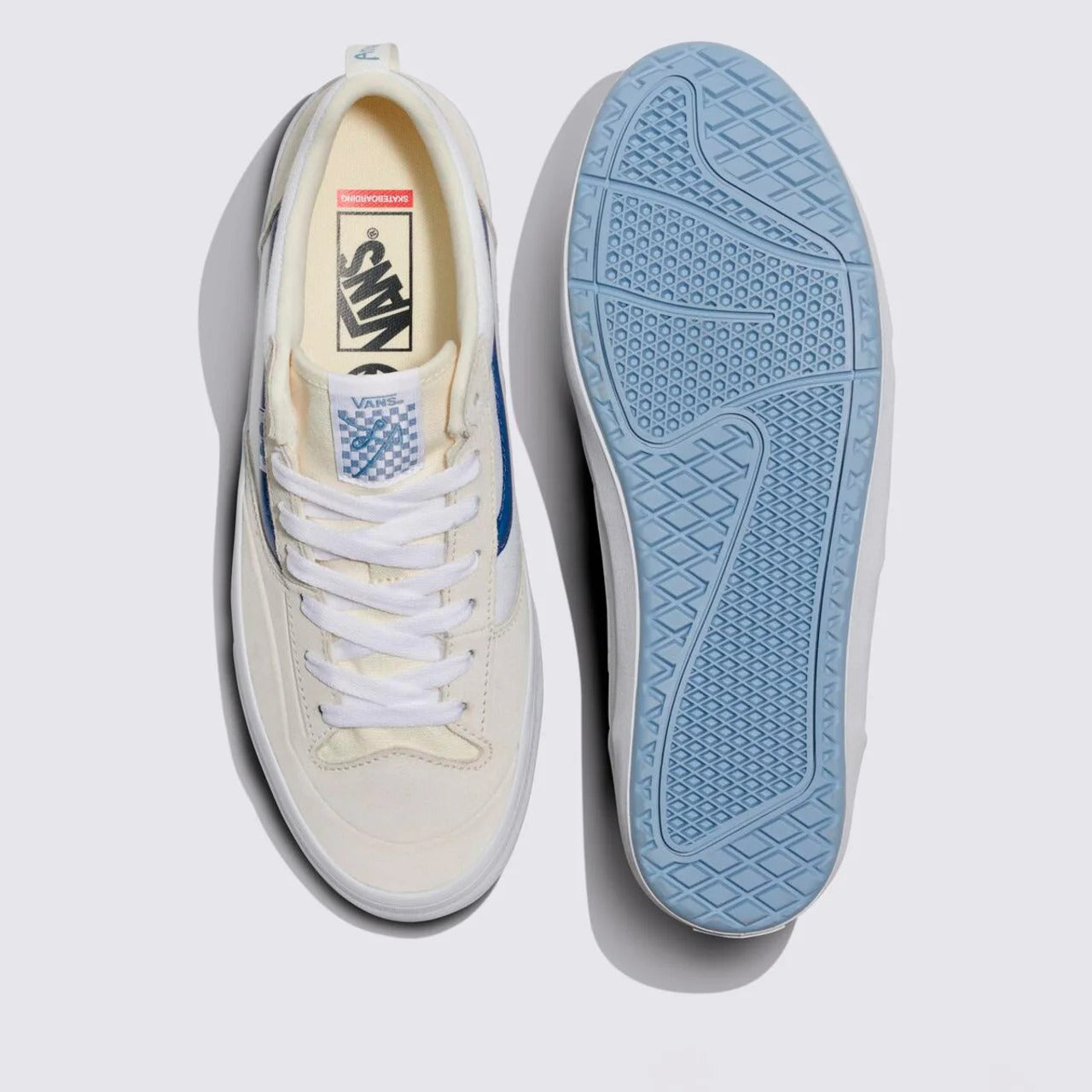 Tenis Vans Skate Lizzie Low Branco e Azul