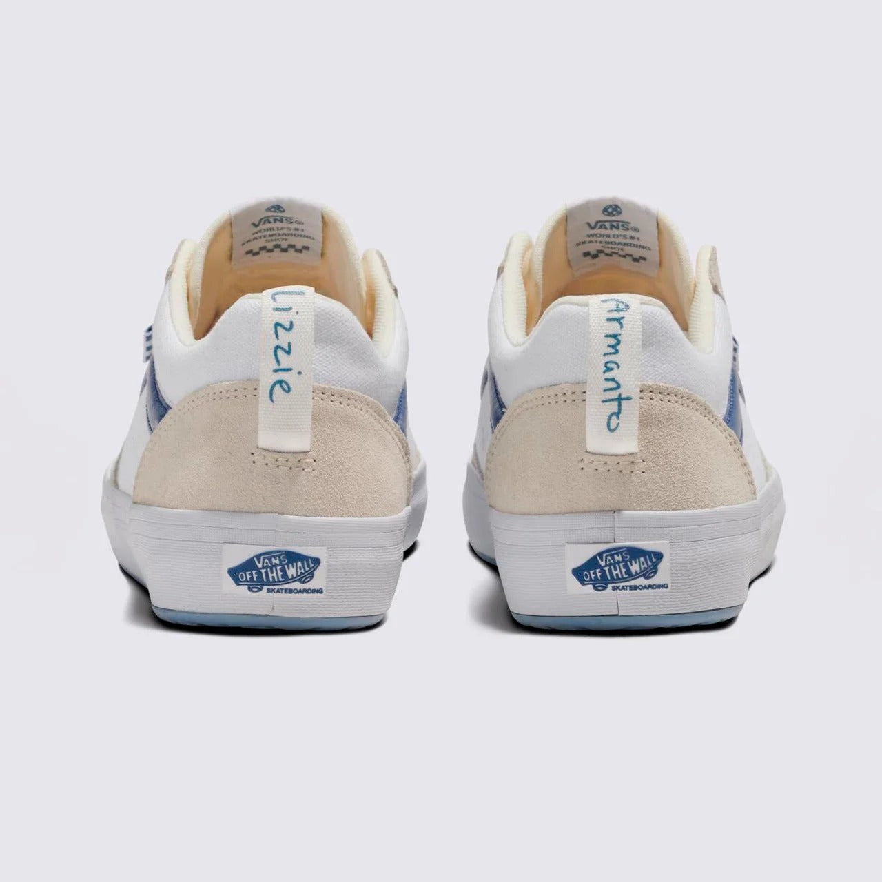 Tenis Vans Skate Lizzie Low Branco e Azul