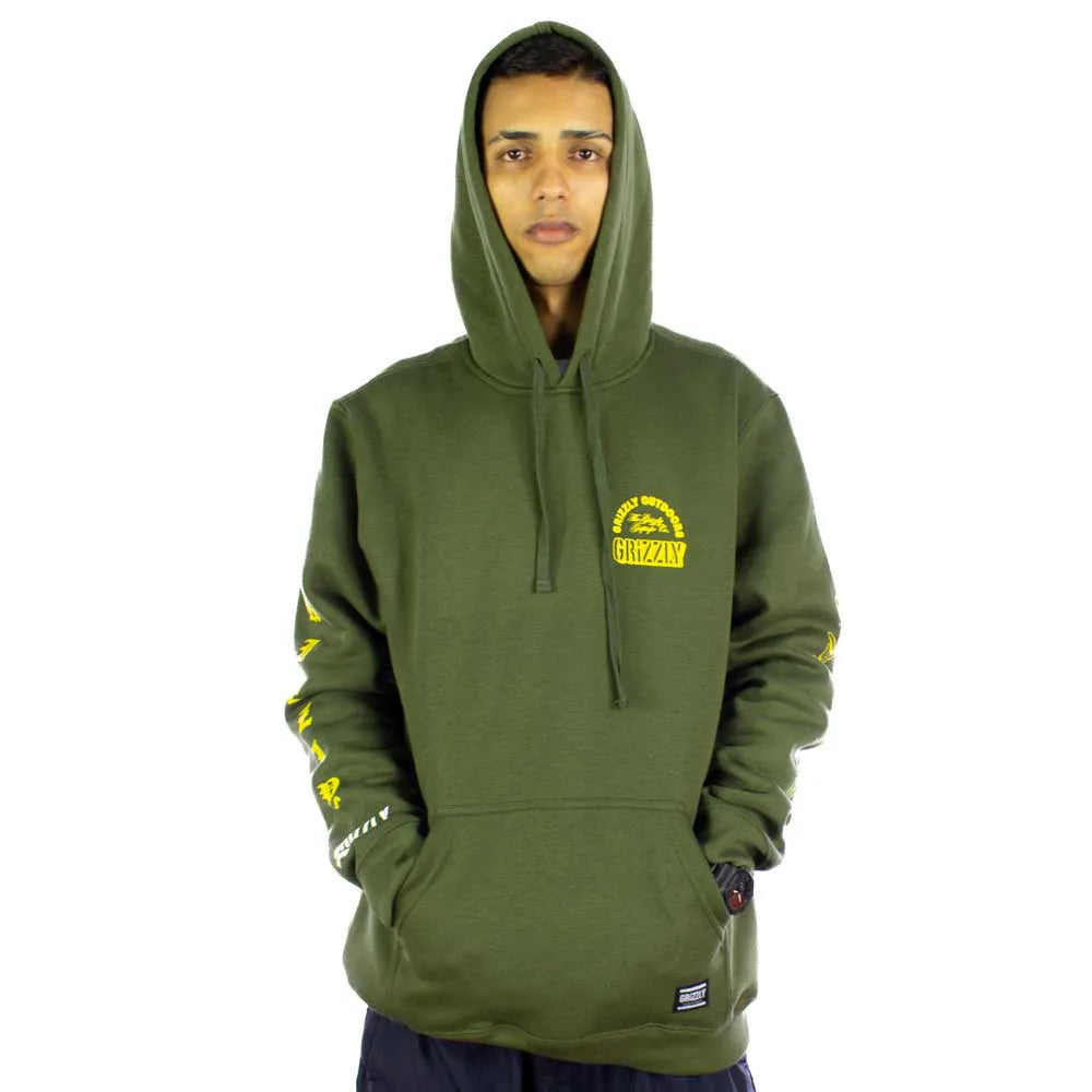 MOLETOM GRIZZLY LEGACY VERDE