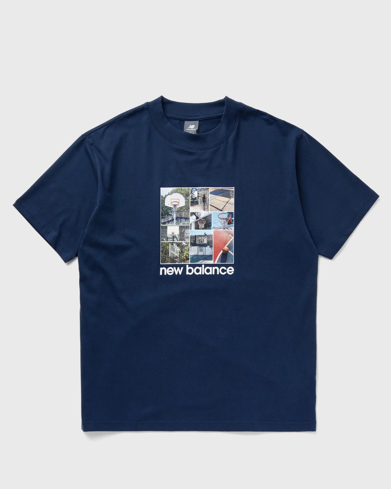 Camiseta New Balance Graphic Hoops Marinho