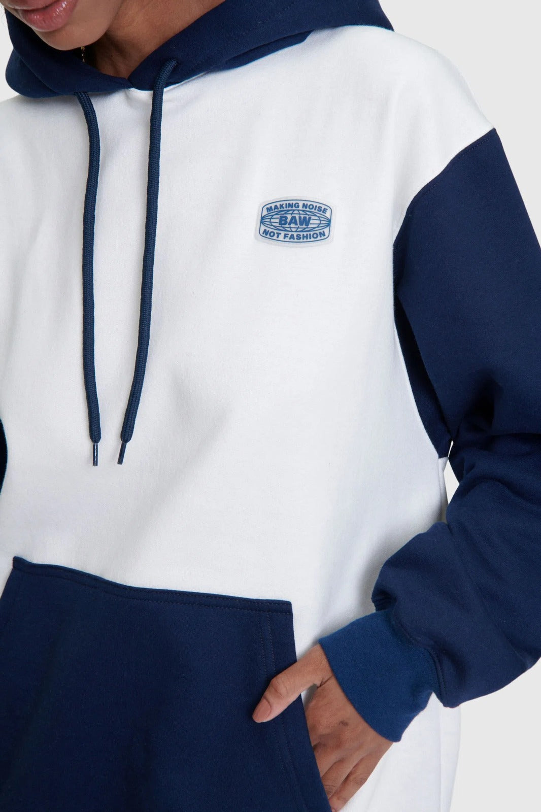 Moletom Baw Bicolor Azul