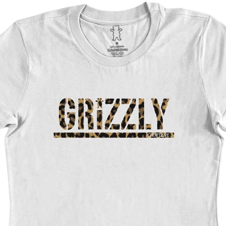 Camiseta Grizzly Feminina Stamp Ounce Branco