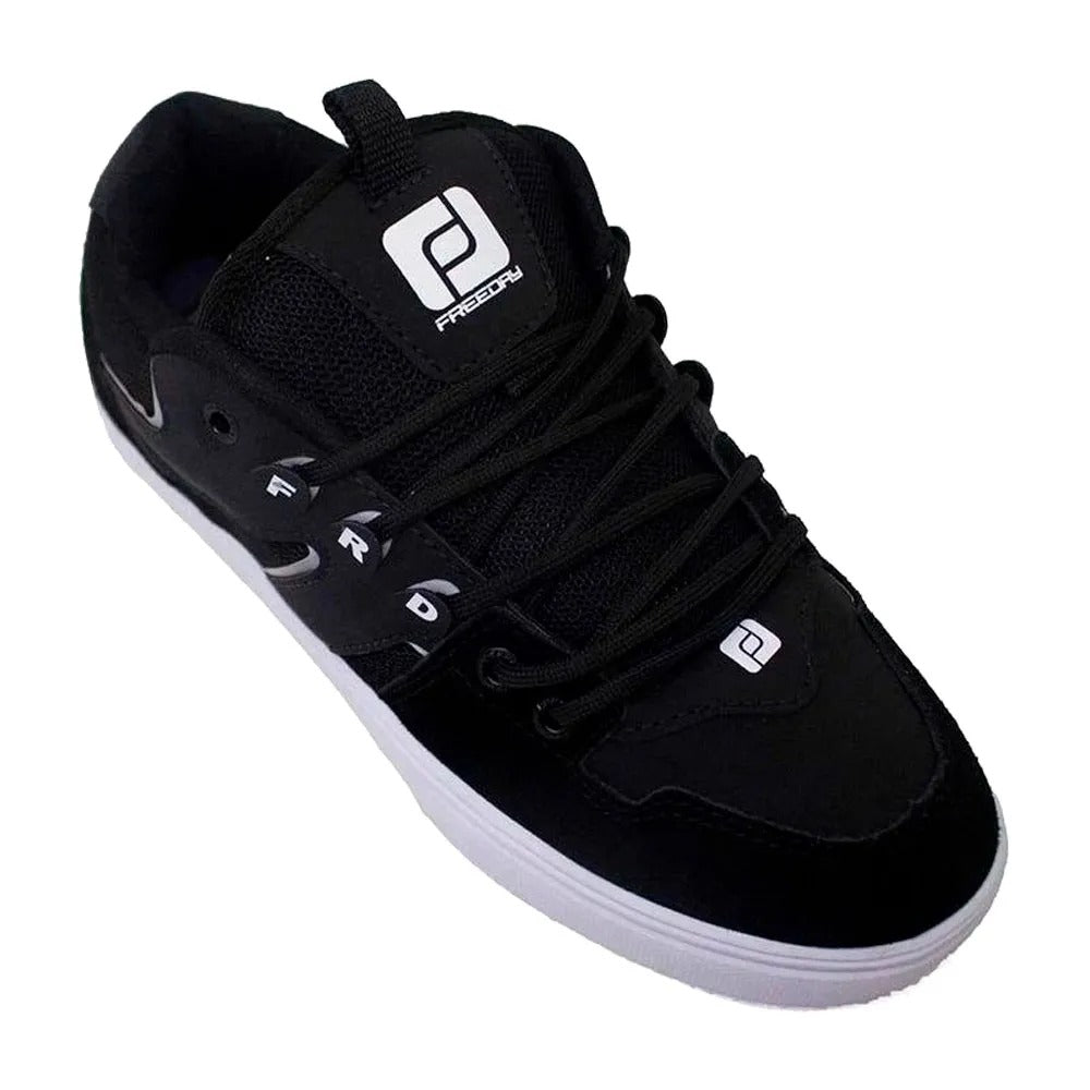 Tênis Freeday Nostal Preto/Refletivo/Branco