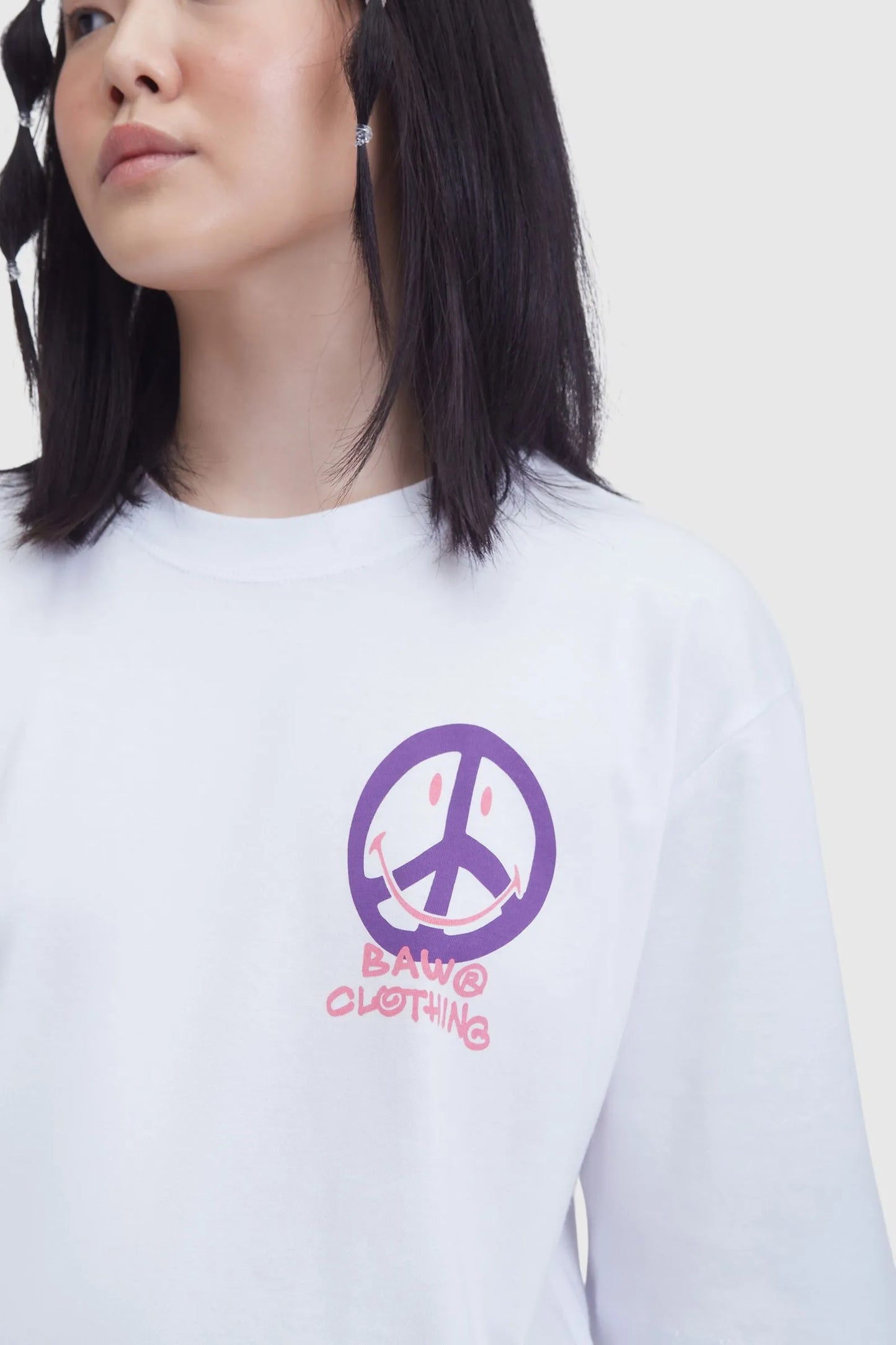 Camiseta Baw Smiley Peace Out