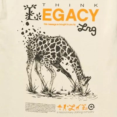 Camiseta LRG Think Legacy Caqui
