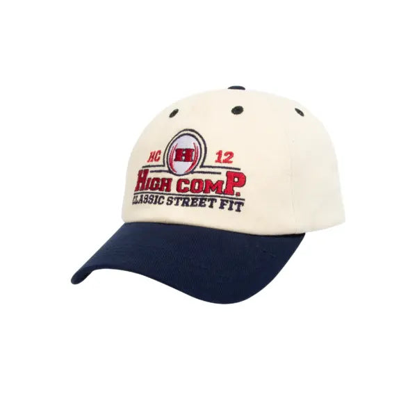 BoneHighVarsity6PanelBrancoAzul