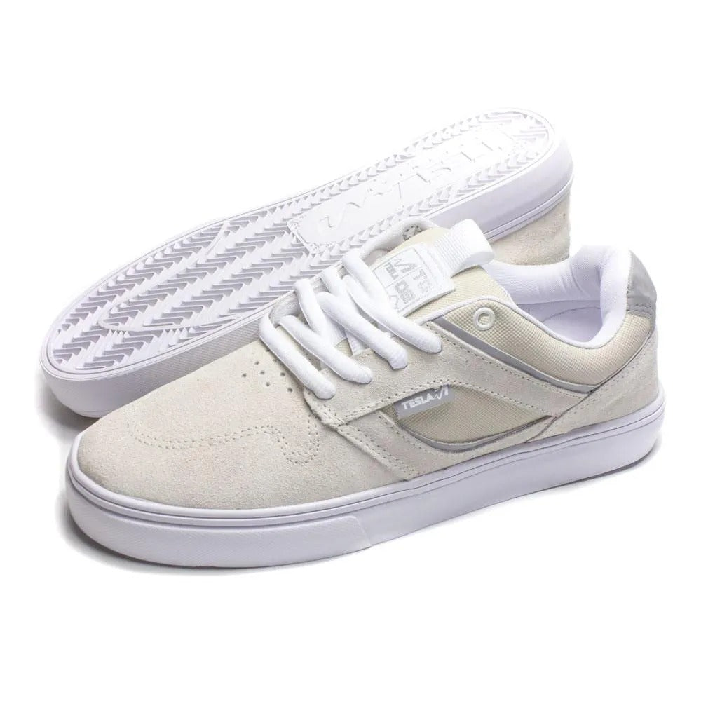 Tenis Tesla TG02 Branco Refletivo