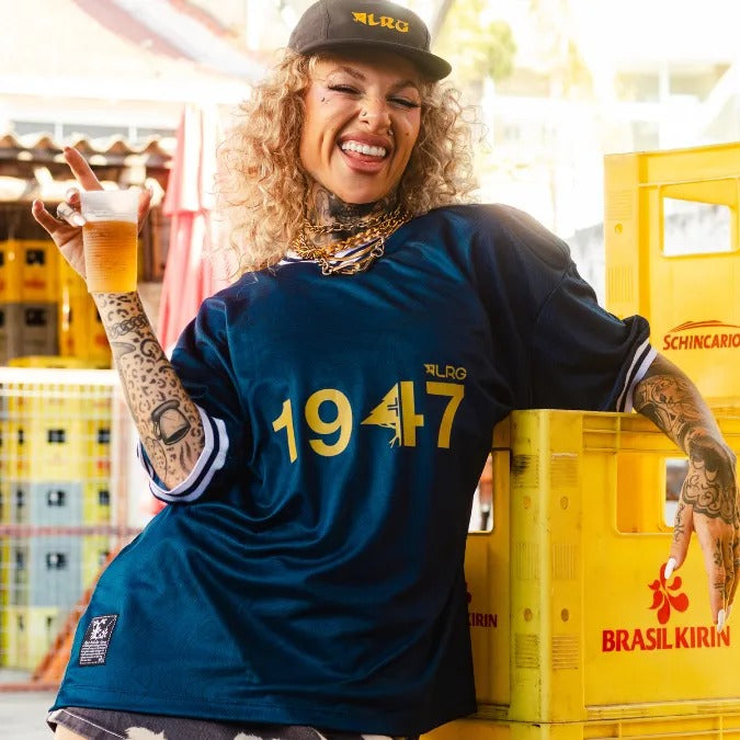 Camiseta LRG 47 World Champions Knit Azul