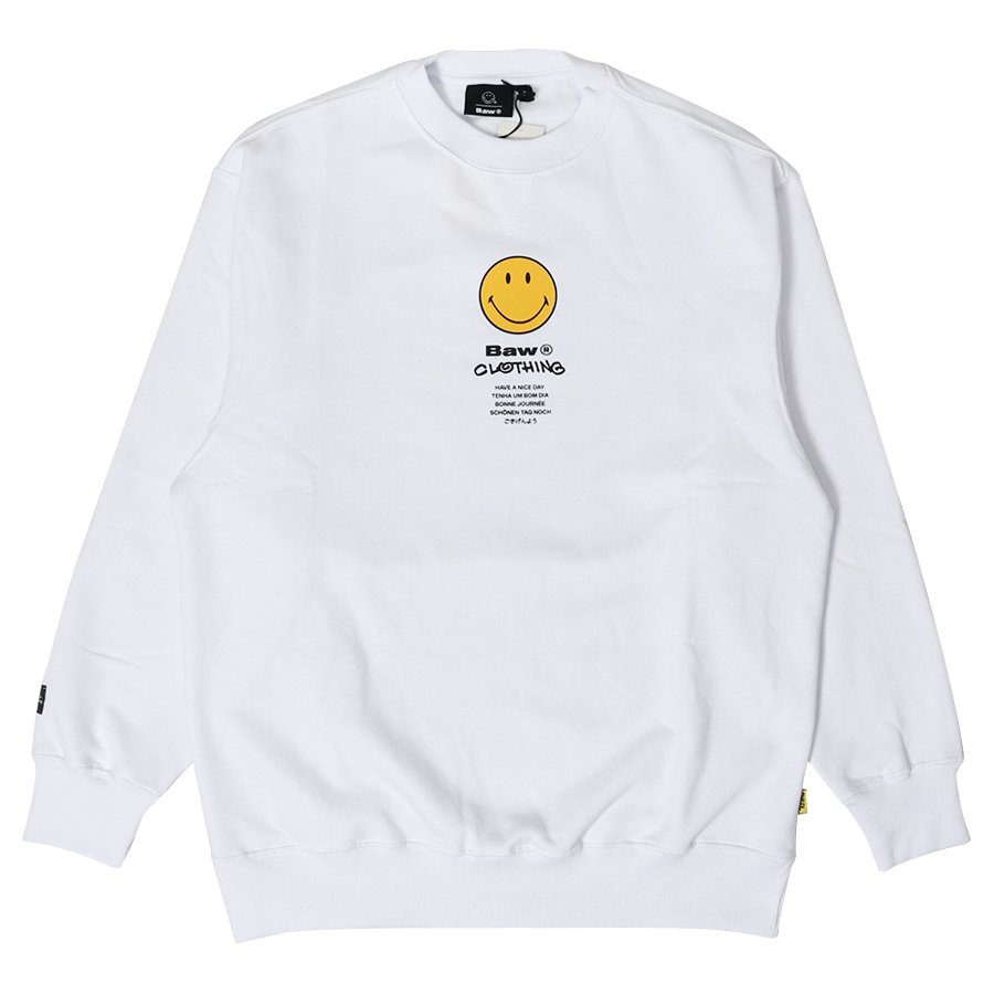 MOLETOM BAW CARECA BAW SMILEY NICE DAY