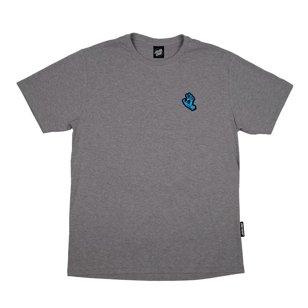 Camiseta Santa Cruz Screaming Hand Chest Chumbo