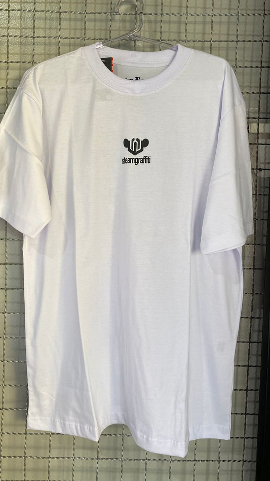 Camiseta John Roger Mickey Graffite Branco