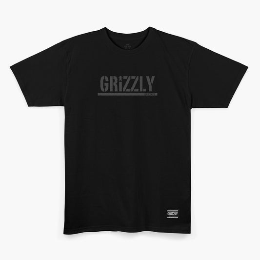 Camiseta Grizzly Mid Stamp SS Tee Preto