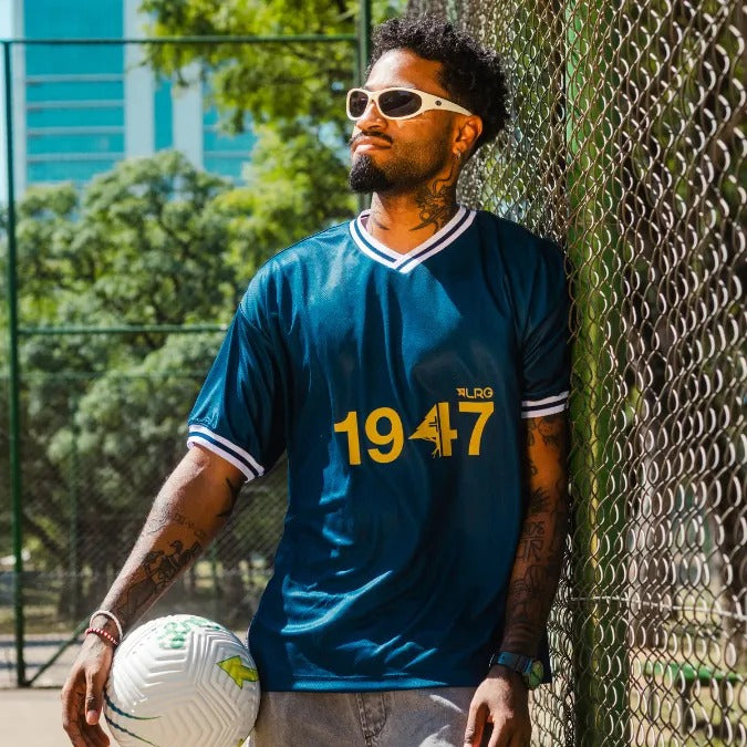 Camiseta LRG 47 World Champions Knit Azul