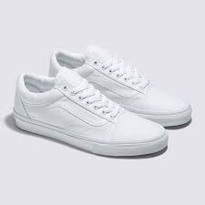 Tenis Vans Old Skool Branco Couro