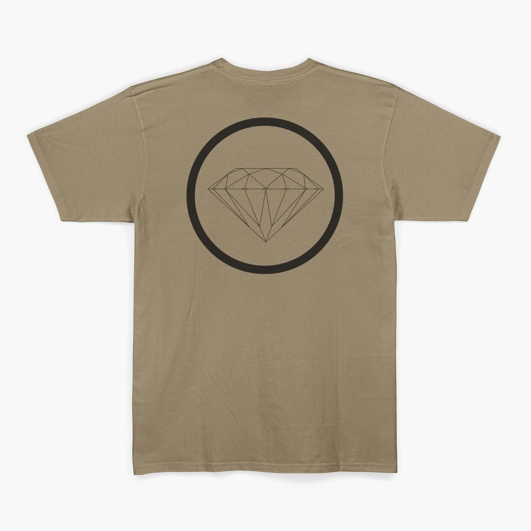 Camiseta Diamond Brilliant Circle Sand