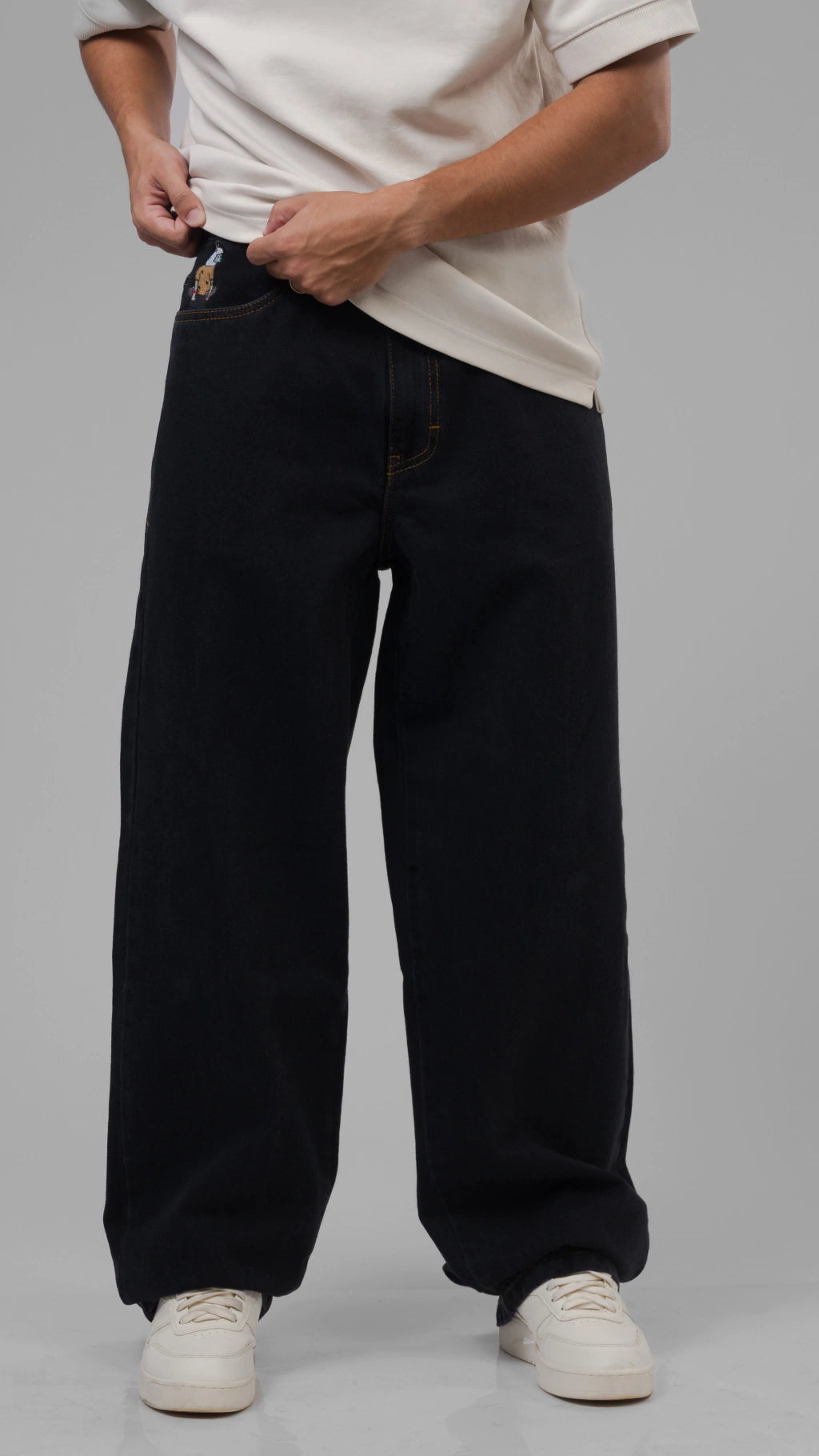 CalçaGuthPantsBaggyBlack48