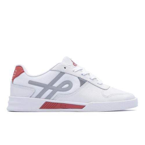 Tênis OUS Rafael Gomes Branco Silver Refletivo Bordô Imperial