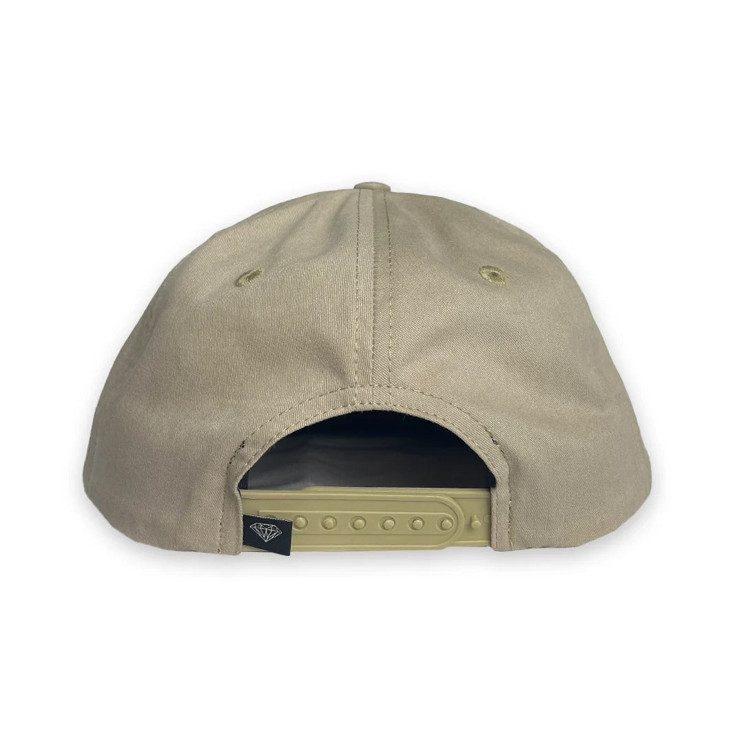 Boné Diamond Outline Snapback Sand