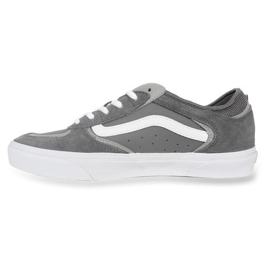 Tenis Vans Skate Rowley Cinza E Branco