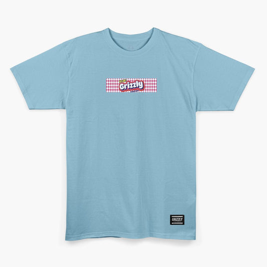 Camiseta Grizzly Chew On This Pink Azul