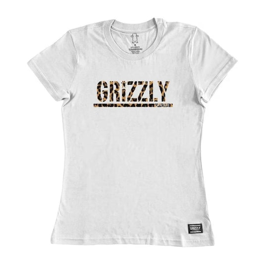 Camiseta Grizzly Feminina Stamp Ounce Branco