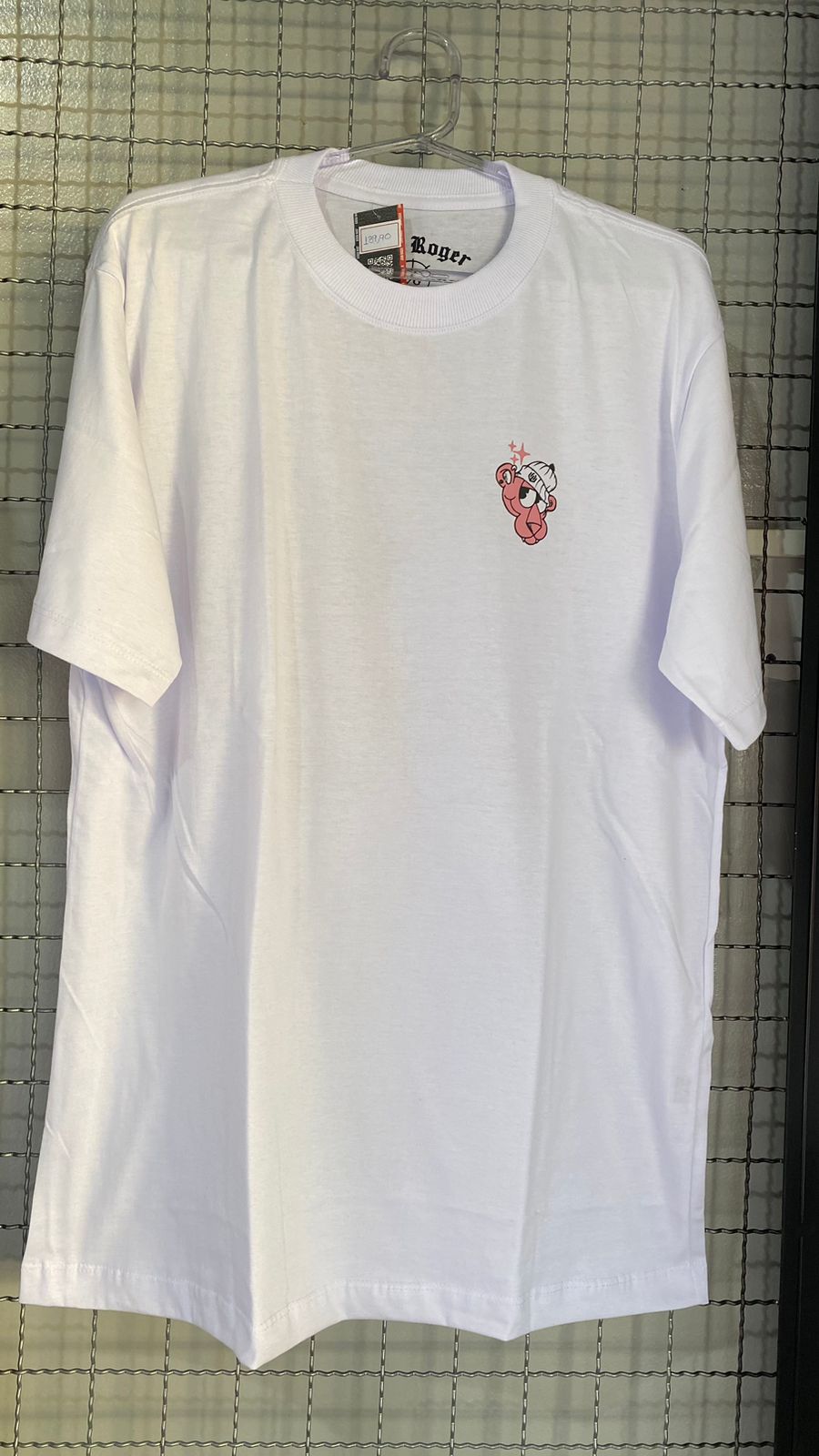 Camiseta John Roger Pantera Branco