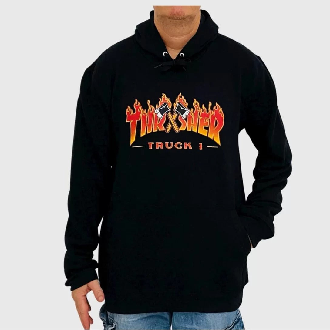 Moletom Thrasher Truck Preto