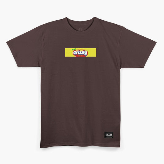 Camiseta Grizzly Chew On This Yellow Marrom