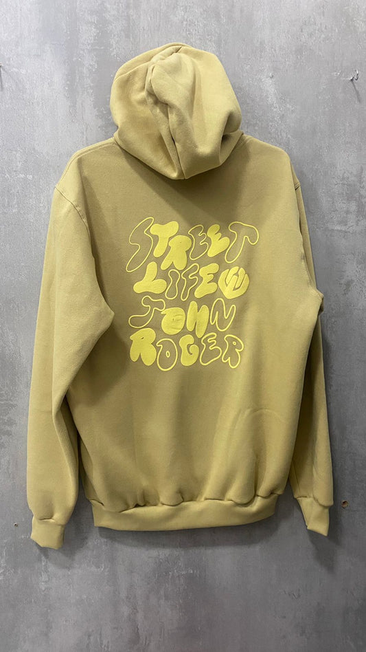 Moletom John Roger Bubble Font Bege