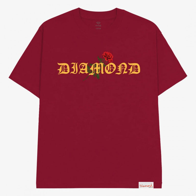 Camiseta Diamond Script Rose