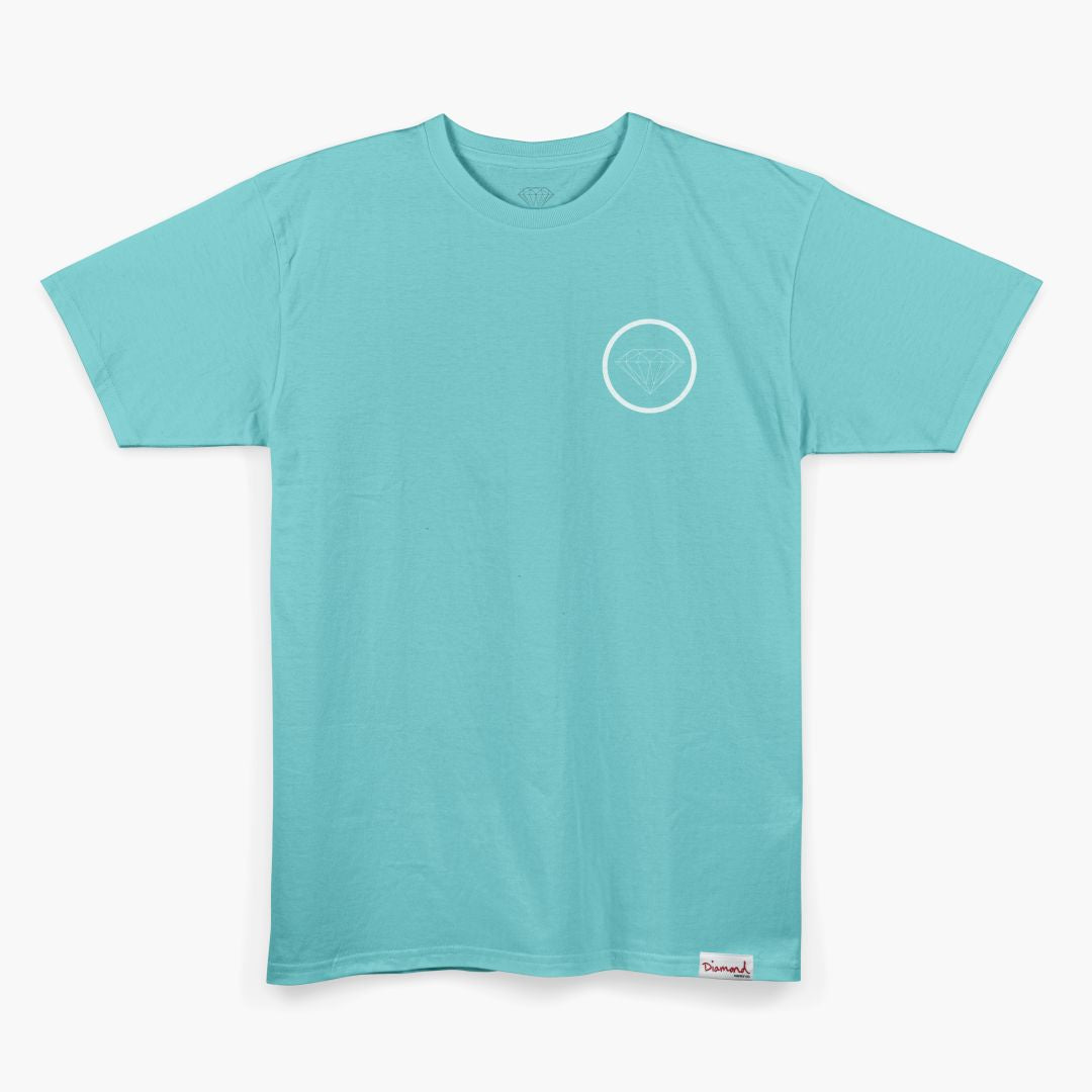 Camiseta Diamond Brilliant Circle Azul
