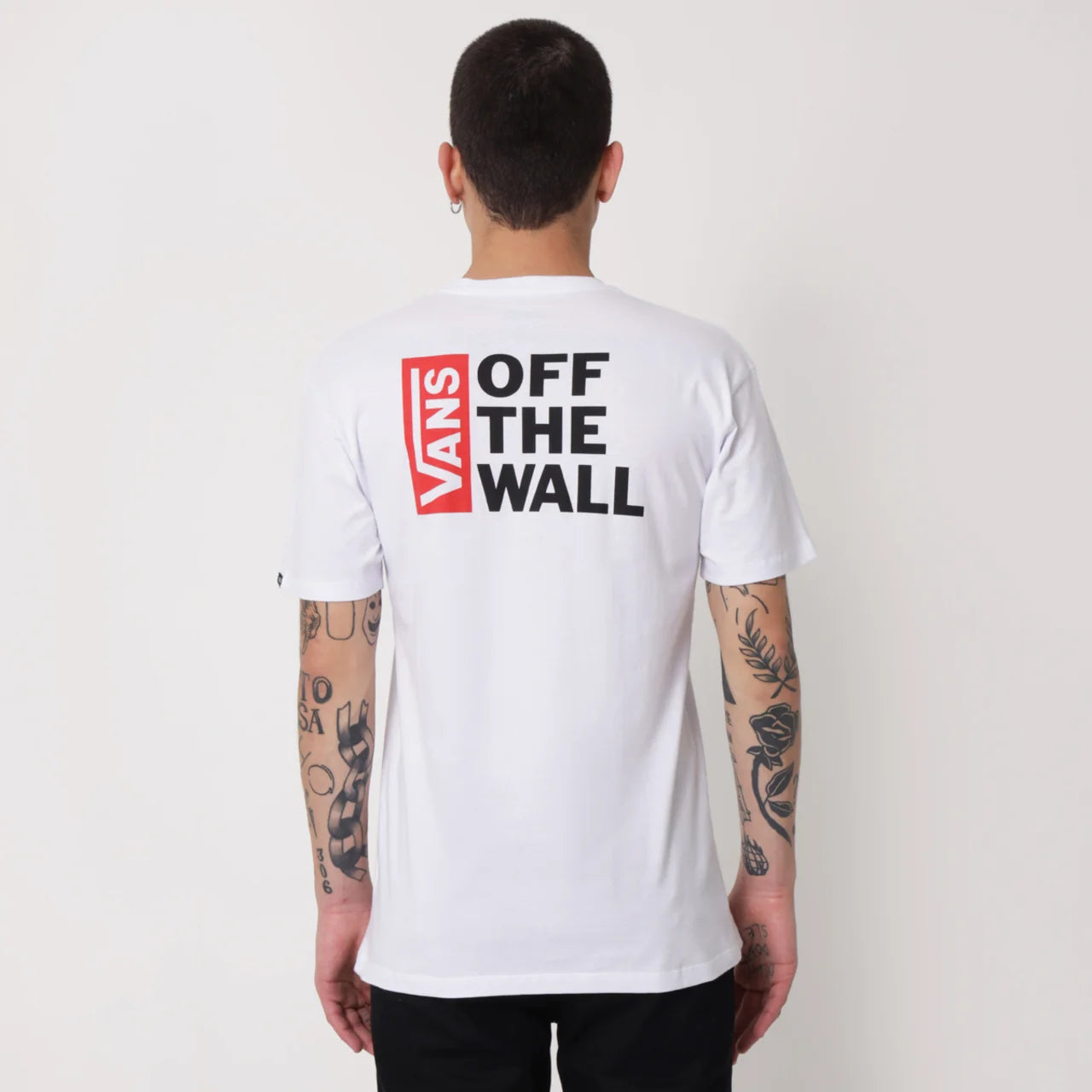 CamisetaVansOffTheWallClassicBrancoM