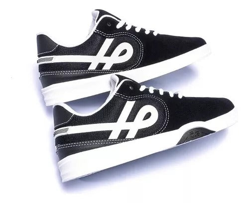 Tenis Ous Imigrante Preto Branco Reflect