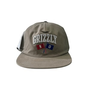 Boné Grizzly Tried And True 5 Panel Desestruturado Caqui