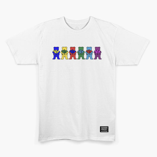 Camiseta Grizzly Hug A Bear Branco