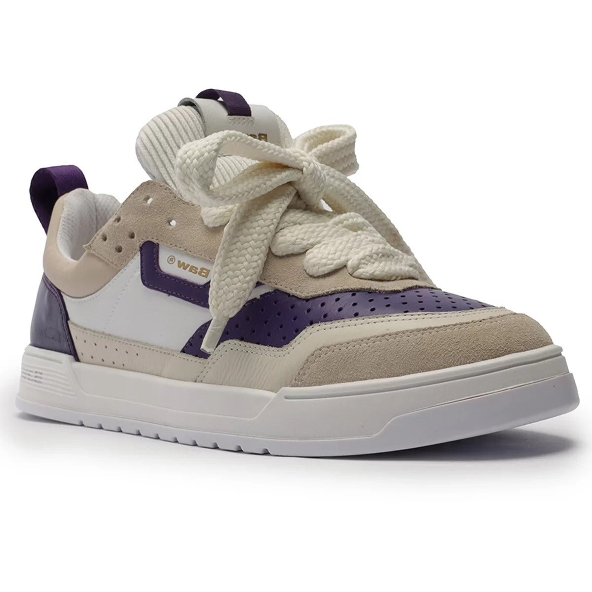 Tênis Baw Break Mad Marfim/Roxo/Branco