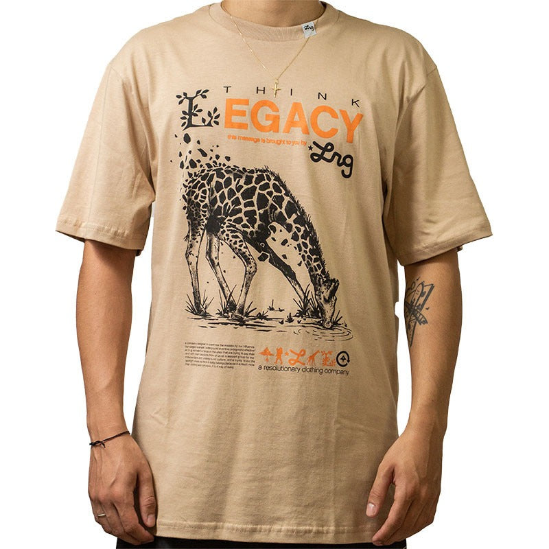 Camiseta LRG Think Legacy Caqui
