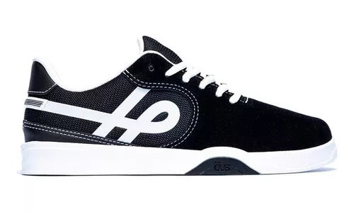 Tenis Ous Imigrante Preto Branco Reflect