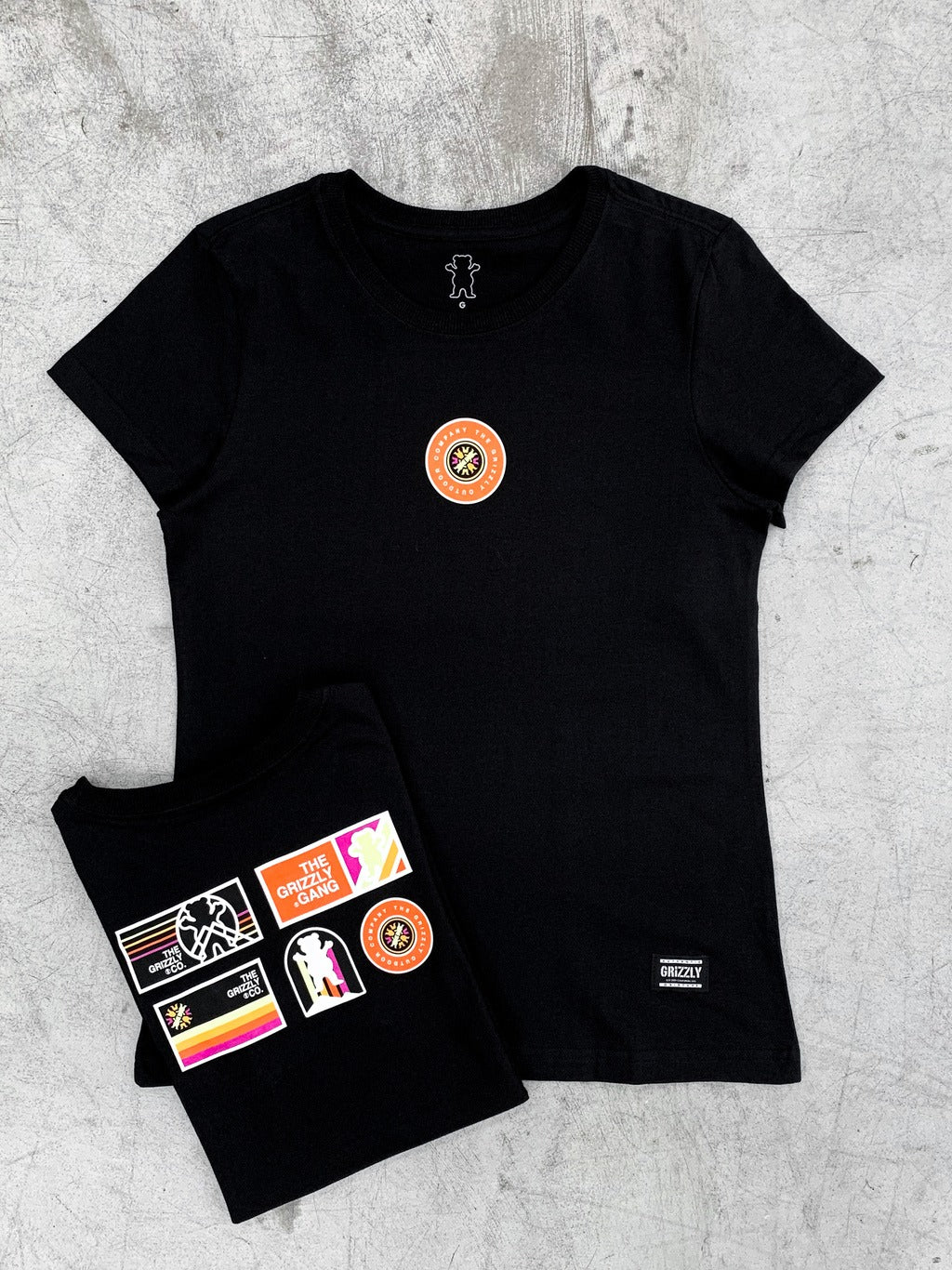 Camiseta Grizzly Feminina Dawn Patrol Preto