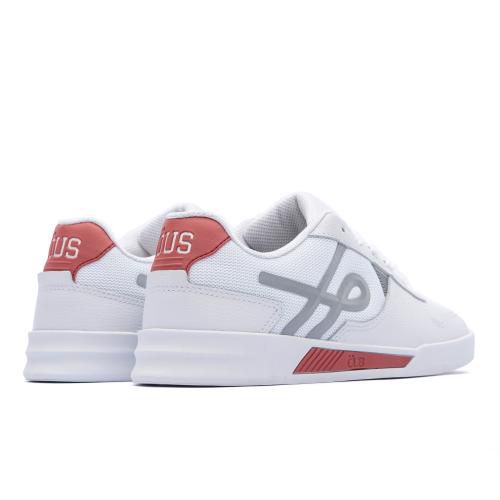 Tênis OUS Rafael Gomes Branco Silver Refletivo Bordô Imperial