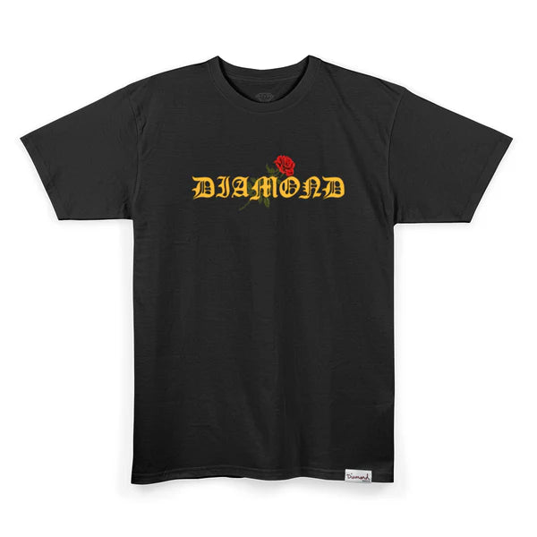 Camiseta Diamond Script Rose